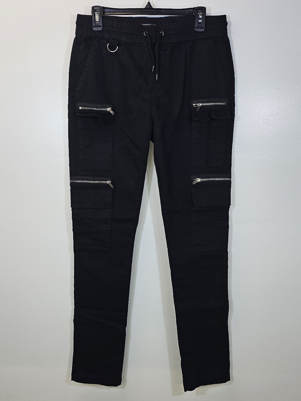 Hot Topic Black Cargo Skinny Leg Pants